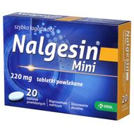 Nalgesin Mini 220 mg, 20 tabletek powlekanych