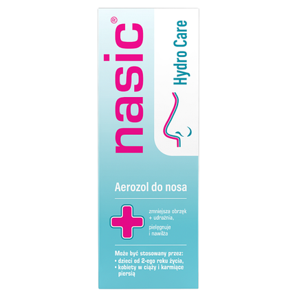 Nasic Hydro Care, aerozol do nosa, 15 ml - WYRÓB MEDYCZNY