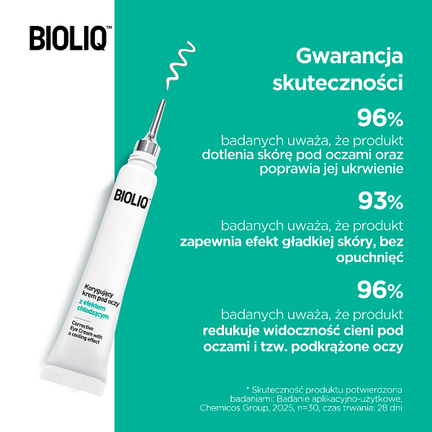 Bioliq Pro, korygujący krem pod oczy z efektem chłodzącym, 10 ml - KREM