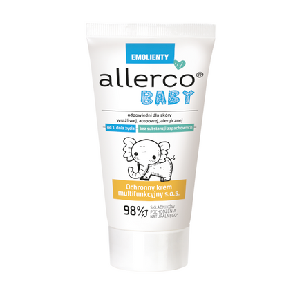PHARMENA Allerco Baby, ochronny krem multifunkcyjny S.O.S., 75 ml — Składniki i ocena