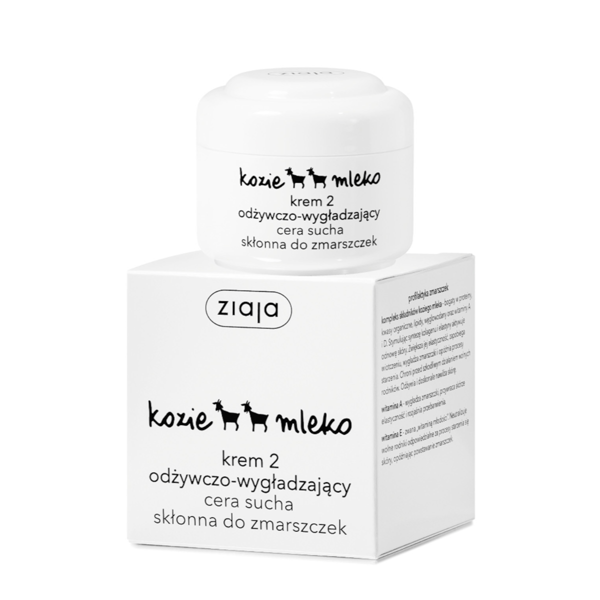 Ziaja Kozie Mleko, krem 2 odżywczo-wygładzający, 50 ml