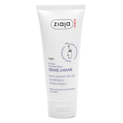 ZIAJA Ziaja Med Siemię lniane Krem-balsam do rąk, 100 ml — Inhaltsstoffe i ocena
