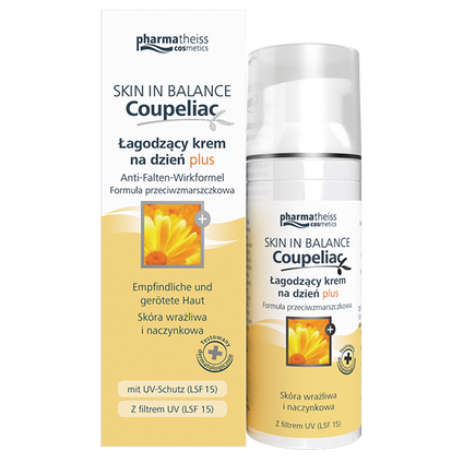 DR. THEISS Skin in Balance Coupeliac, łagodzacy krem na dzień plus, 50 ml — Składniki i ocena