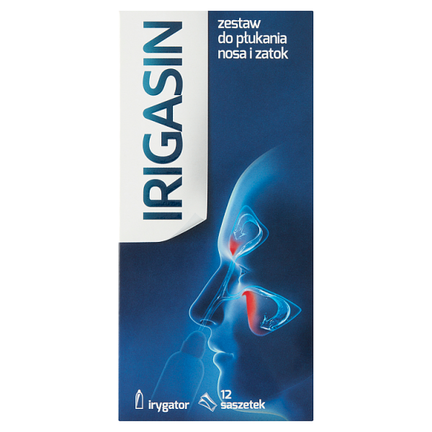 Irigasin zestaw (12 saszetek i butelka) - zdjęcie produktu
