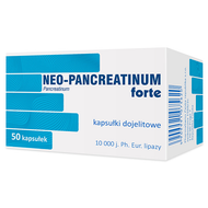 Neo-Pancreatinum Forte, 10 000 j.Ph.Eur. lipazy, 50 kapsułek dojelitowych