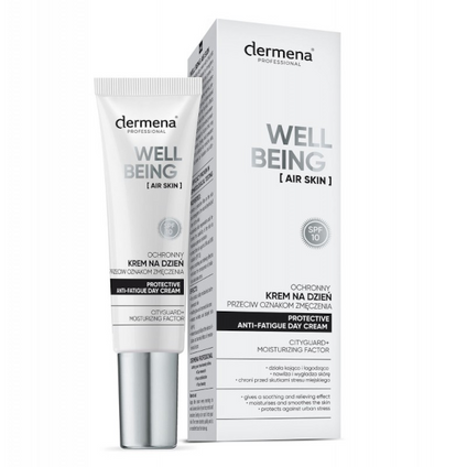 PHARMENA Dermena Professional Well Being Air Skin, ochronny krem na dzień przeciw oznakom zmęczenia, 30 ml — Składniki i ocena