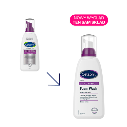 Cetaphil Pro Oil Control, pianka, 236 ml - Dorosły, Młodzież, Senior