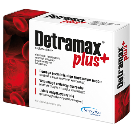 Detramax Plus, 60 tabletek - SUPLEMENT DIETY
