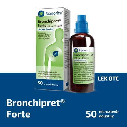 Bronchipret Forte, roztwór doustny, 50 ml - 5909991568696