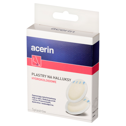 Plaster Acerin na haluksy, 5 sztuk - WYRÓB MEDYCZNY