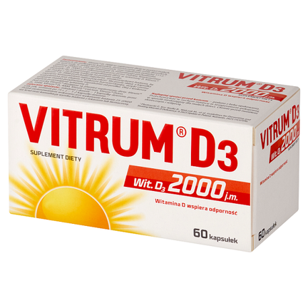 Vitrum D3 2000 J.M, 60 kapsułek - 5711313009905