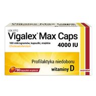 Vigalex Max Caps, 100 mikrogramów (4000 IU), 90 kapsułek miękkich