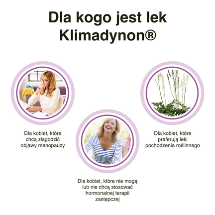 Klimadynon, 60 tabletek powlekanych - BIONORICA