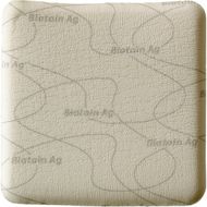 Biatain Ag Non-Adhesive, 10 cm x 10 cm, nieprzylepny opatrunek piankowy ze srebrem, 1 opatrunek
