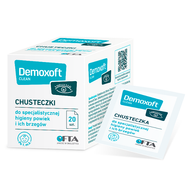 Demoxoft Clean, chusteczki do pielęgnacji powiek, 20 sztuk