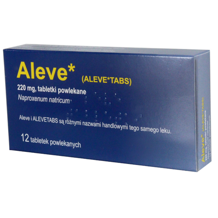 Aleve 220 mg, 12 tabletek (import równoległy Delfarma) - zdjęcie produktu