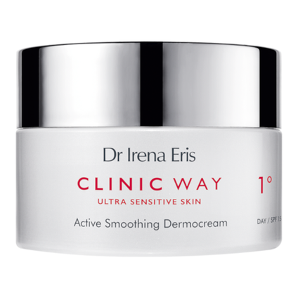 DR IRENA ERIS S.A Dr Irena Eris Clinic Way, dermokrem aktywnie wygładzający 1° na dzień, 50 ml — Składniki i ocena