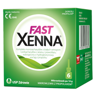 Xenna Fast, mikrowlewka doodbytnicza, roztwór, 6 mikrowlewek