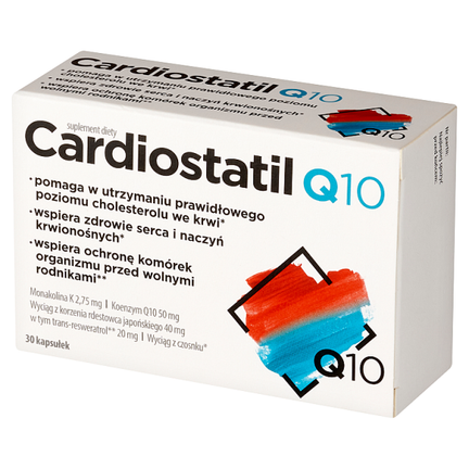 Cardiostatil Q10, 30 kapsułek twardych - SUPLEMENT DIETY