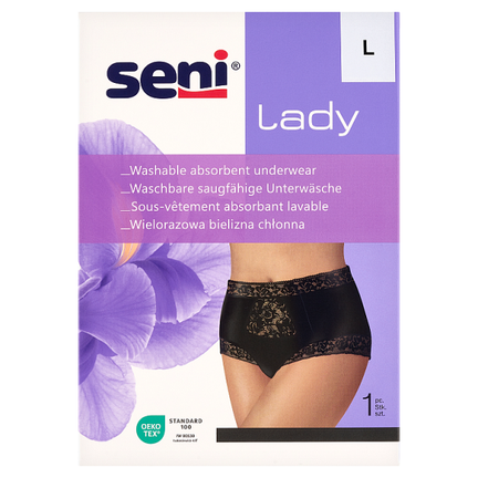 Wielorazowa bielizna chłonna Seni Lady, rozmiar L, 1 sztuka  - zdjęcie produktu