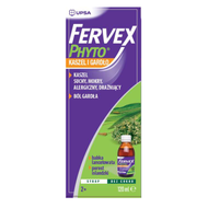 Fervex Phyto kaszel i gardło, syrop, 120 ml