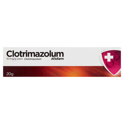 Clotrimazolum Aflofarm, krem 1%, 20 g - zdjęcie produktu