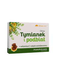 Olimp Tymianek i Podbiał, 24 pastylki do ssania