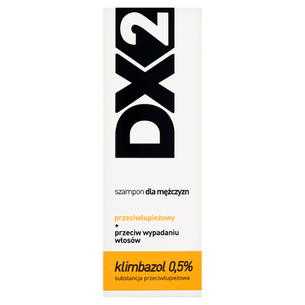 DX2 Szampon przeciwłupieżowy i przeciw wypadaniu włosów dla mężczyzn biały, 150 ml - zdjęcie produktu