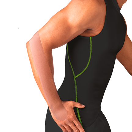 Leukotape K by Actimove, taśma kinezjologiczna, beżowa, 1 sztuka 
