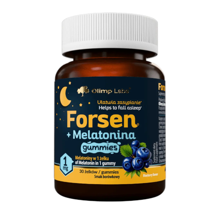 Forsen + Melatonina gummies, 30 żelek - zdjęcie produktu