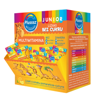Plusssz Junior Multiwitamina, lizaki bez cukru, 50 sztuk