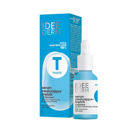 Idee Derm, serum przeciwtrądzikowe z kwasami, 30 ml - zdjęcie produktu
