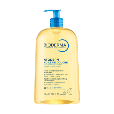 Bioderma Atoderm Huile de douche, olejek pod prysznic i do kąpieli, 1000 ml