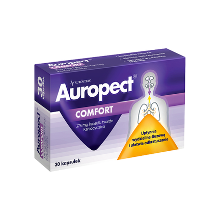 Auropect Comfort, 375 mg, 30 kapsułek twardych - zdjęcie produktu