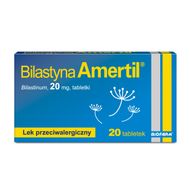 Bilastyna Amertil, 20 mg, 20 tabletek