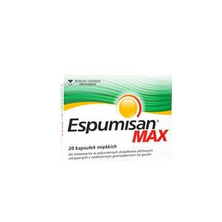 Espumisan MAX, 20 kapsułek - zdjęcie produktu