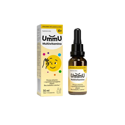 UmmU Multiwitamina 6+, krople, 30 ml - zdjęcie produktu