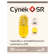 Cynek + SR, 30 kapsułek