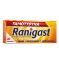 Famotydyna Ranigast 20 mg, 20 tabletek - PRODUKT LECZNICZY NIEREFUNDOWANY OTC