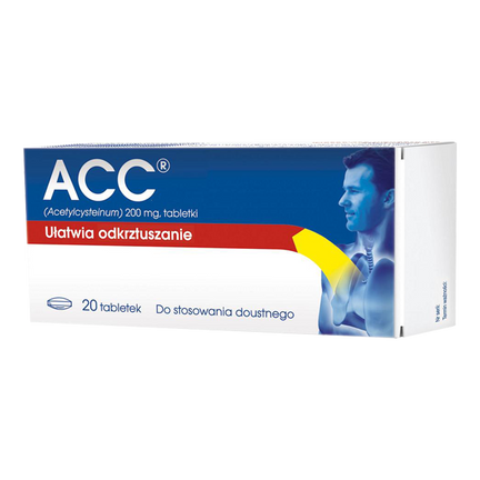 ACC 200 mg, 20 tabletek - zdjęcie produktu