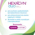 Hexagyn Duo, kwas hialuronowy + kwas mlekowy, 10 globulek dopochwowych - 5907377532002