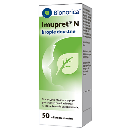 Imupret N, krople doustne, 50 ml - PRODUKT LECZNICZY NIEREFUNDOWANY OTC
