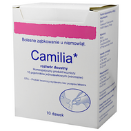Camilia, na ząbkowanie, roztwór doustny, 10 pojemników jednodawkowych (import równoległy Delfarma)
