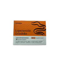 Loperamide Grindeks, 2 mg, 20 kapsułek twardych