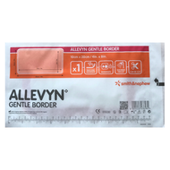 Allevyn Gentle Border, 10 cm x 20 cm, opatrunek piankowy, 1 opatrunek
