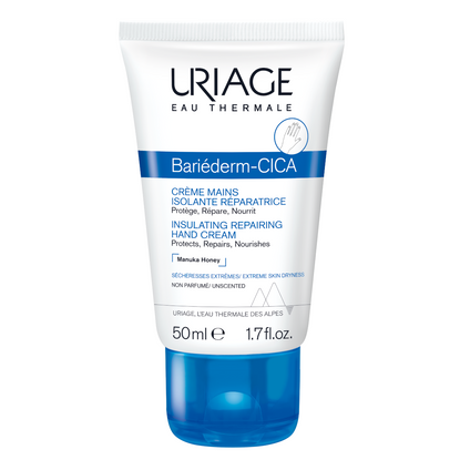 URGO URIAGE BARIEDERM-CICA, regenerująco-ochronny krem do rąk, 50 ml — Inhaltsstoffe i ocena