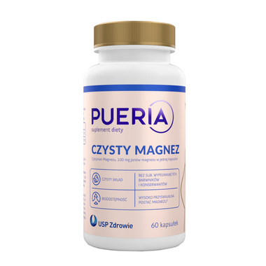 Pueria Czysty Magnez, 60 kapsułek