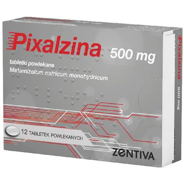 Pixalzina 500 mg, 12 tabletek powlekanych
