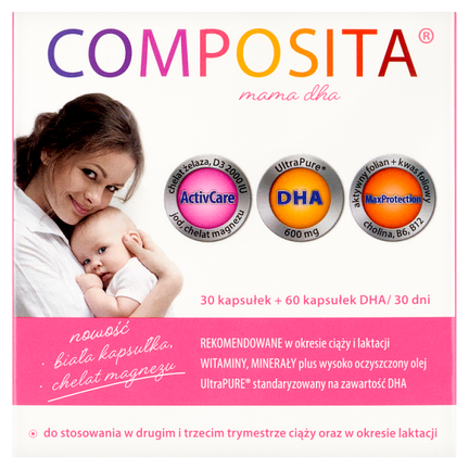 Composita Mama DHA, 90 kapsułek - zdjęcie produktu