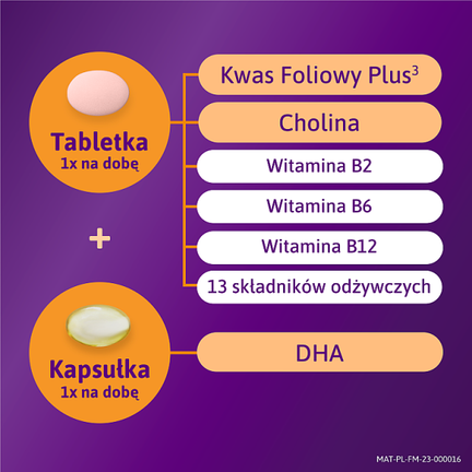 Femibion 2 Ciąża, Kwas Foliowy Plus, DHA, 56 tabletek i 56 kapsułek - PROCTER & GAMBLE